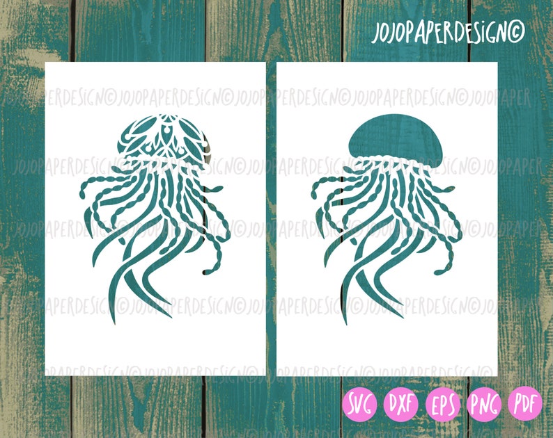 Newstamps Tampon Méduse à Motif En Bois Pour La Fabrication De