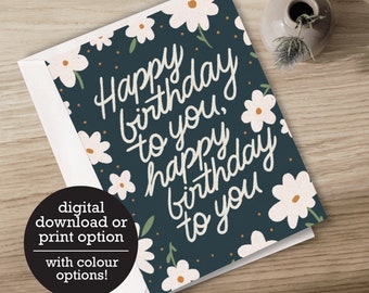 Happy Birthday Song Etsy Canada