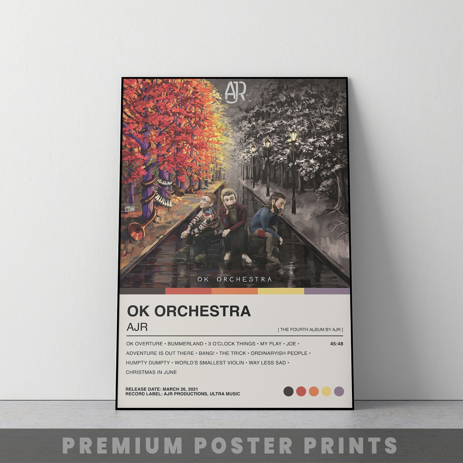 AJR Poster Ok ORCHESTRA Album Cover Poster Print AJR Etsy