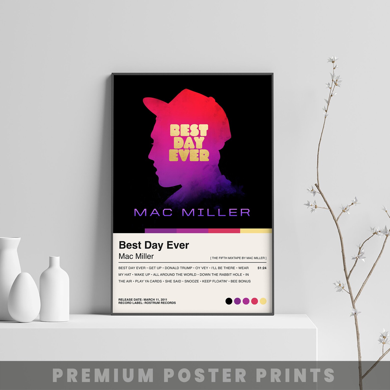 Mac Miller Poster Best Day Ever