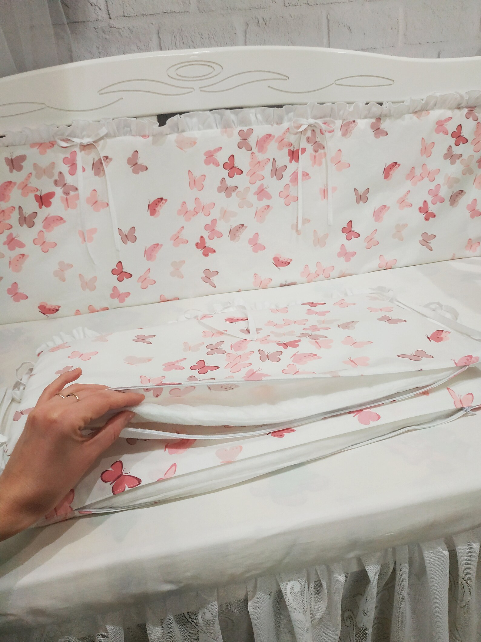 Baby Girl Bedding Set Butterfly Crib Bedding Set crib girl Etsy