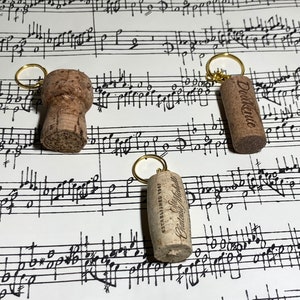 Wine Cork Keychains