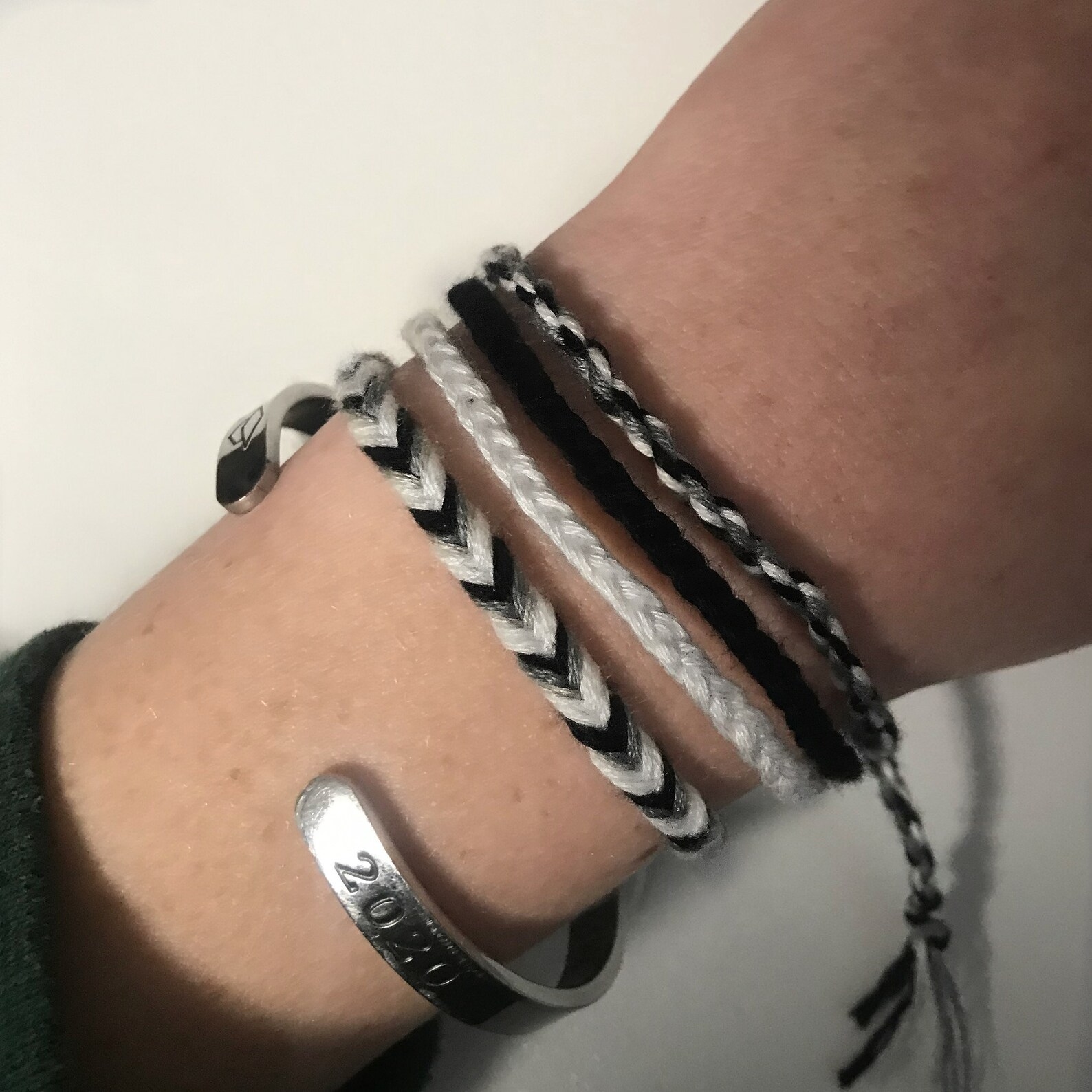 Set of 5 Adjustable Bracelets Etsy