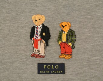 polo bear iron on patch