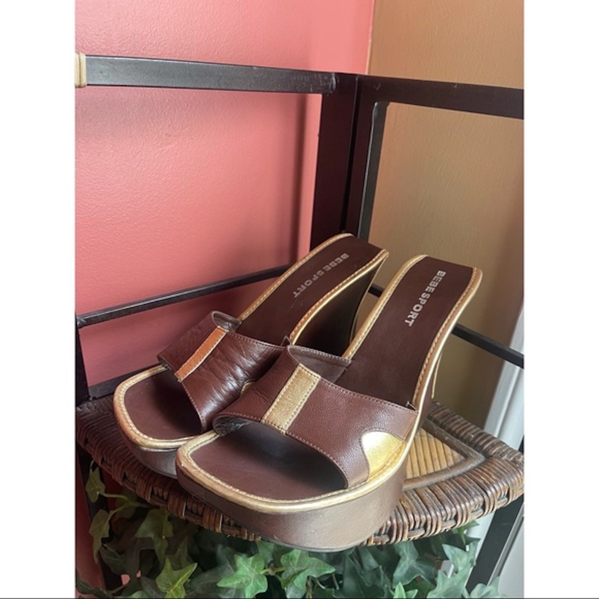 VINTAGE Y2K BEBE Sport Platform Sandals Sz 10 Etsy