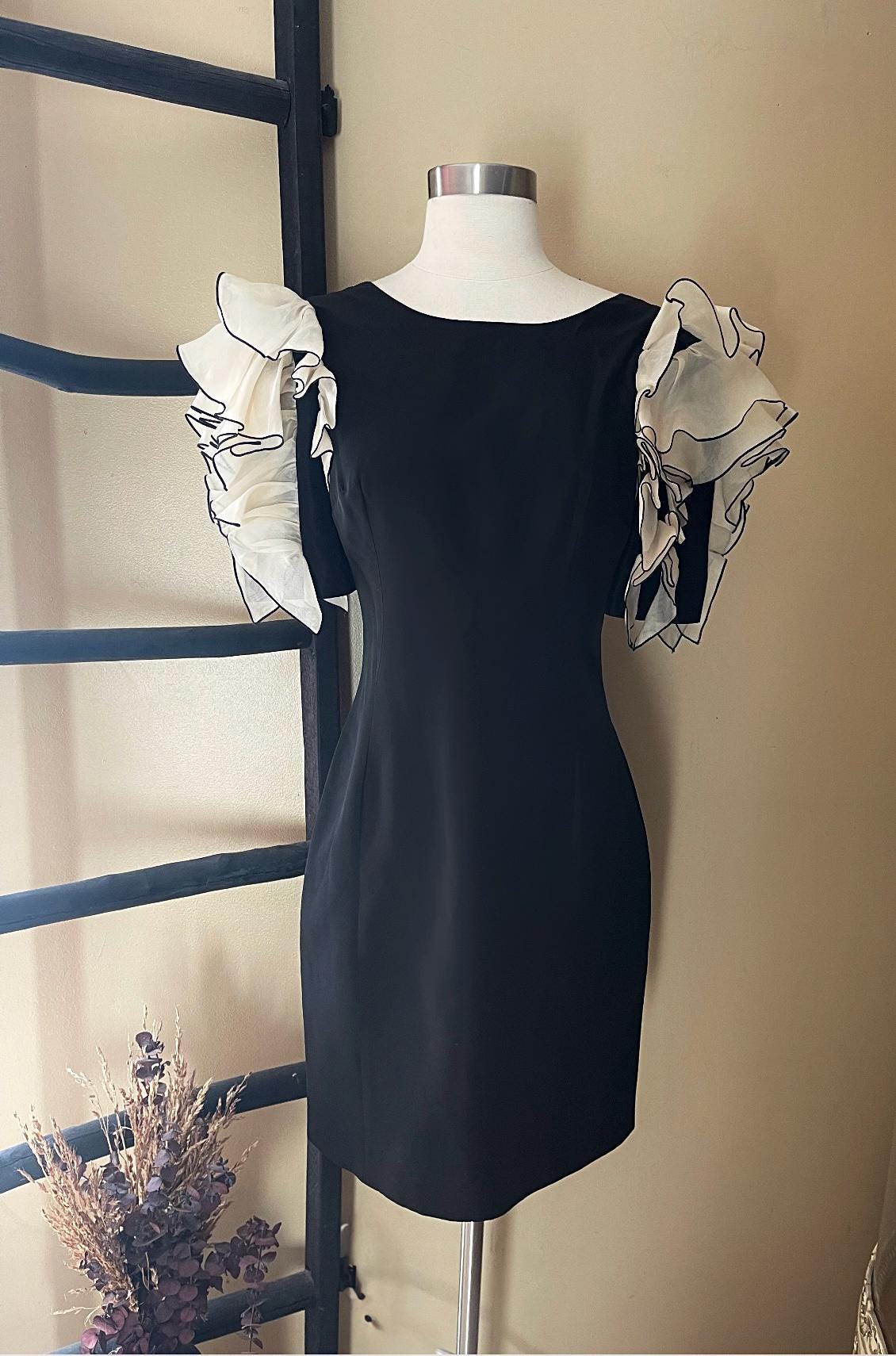 Dolce and Gabbana Black Dress - Etsy