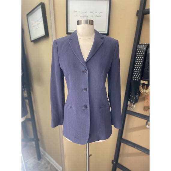 VINTAGE ARMANI COLLEZIONI purple blazer sz 4