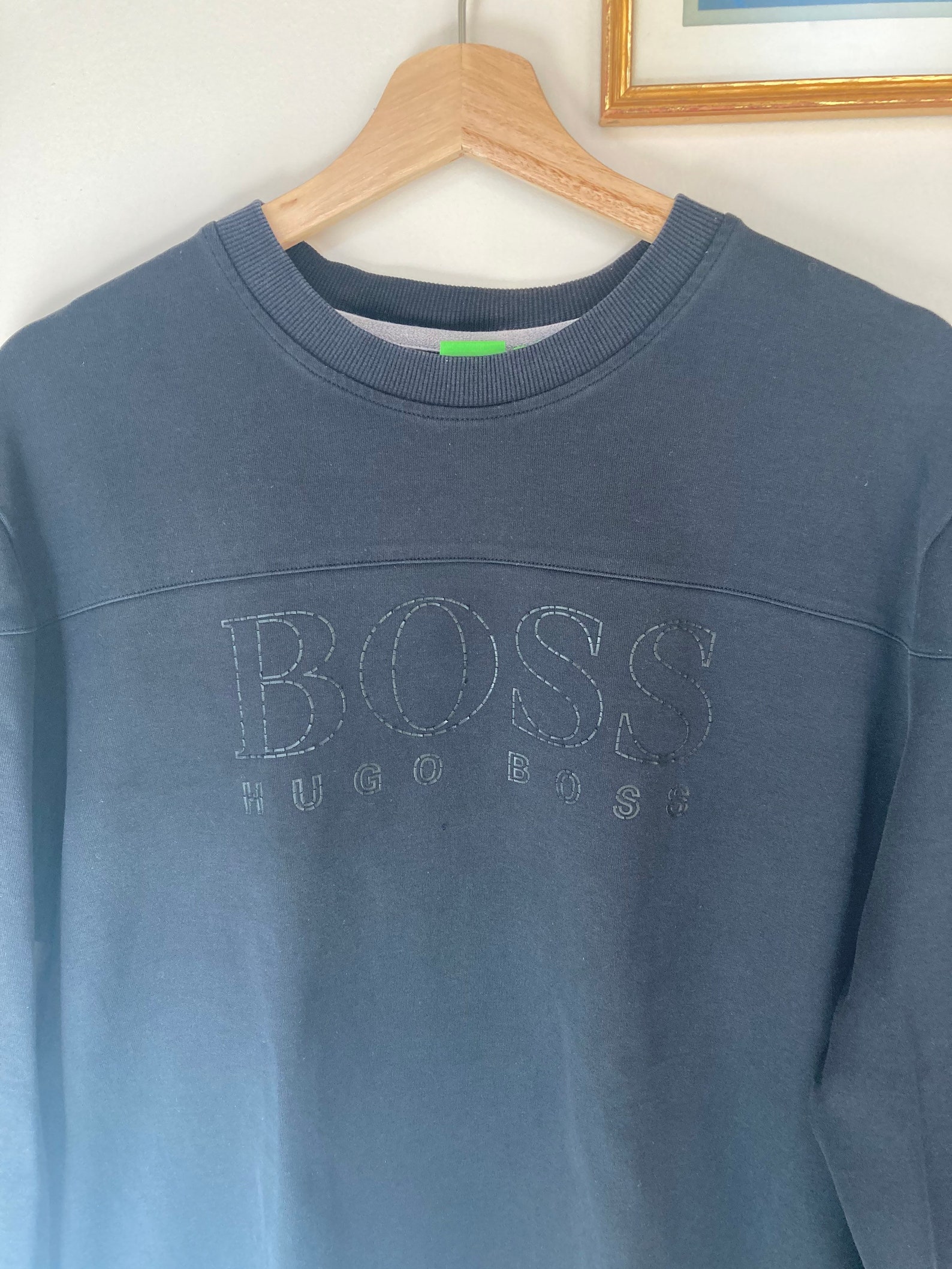 Vintage Black Hugo Boss Sweater | Etsy