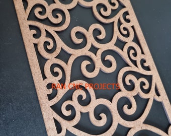 Wooden wall panels, fretwork screens, wood wall art, laser cut wood panel, radiator grille, furniture overlay, Morocco, home decor