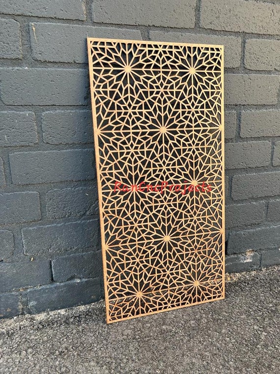 Fretwork Panels Laser Cut Wooden Screens Decorative Panel Etsy UK