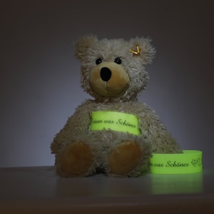 Set of 2 light-up strips for cuddly toys or as bottle lights for nighttime bottles, 8 cm diameter