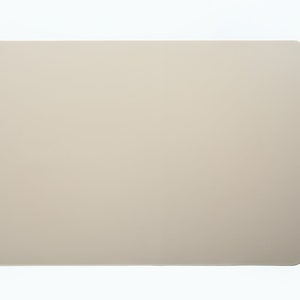 May include: A light beige rectangular placemat with rounded corners.