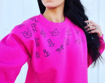 Cattle Brand Sweatshirt