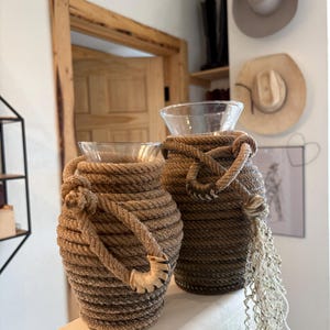 Rope Vase - Etsy