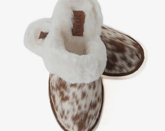 Cowhide Beauty Slippers Myra