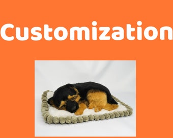 Customize Lifelike Dog Puppy Figures / Personalize Realistic Dog Figurine / Dog Lover's Gift / Dog Memorial Gift