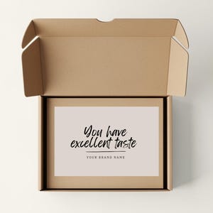 Small Business Thank You Order Card | Package Insert Design | Editable Template | 4x6"