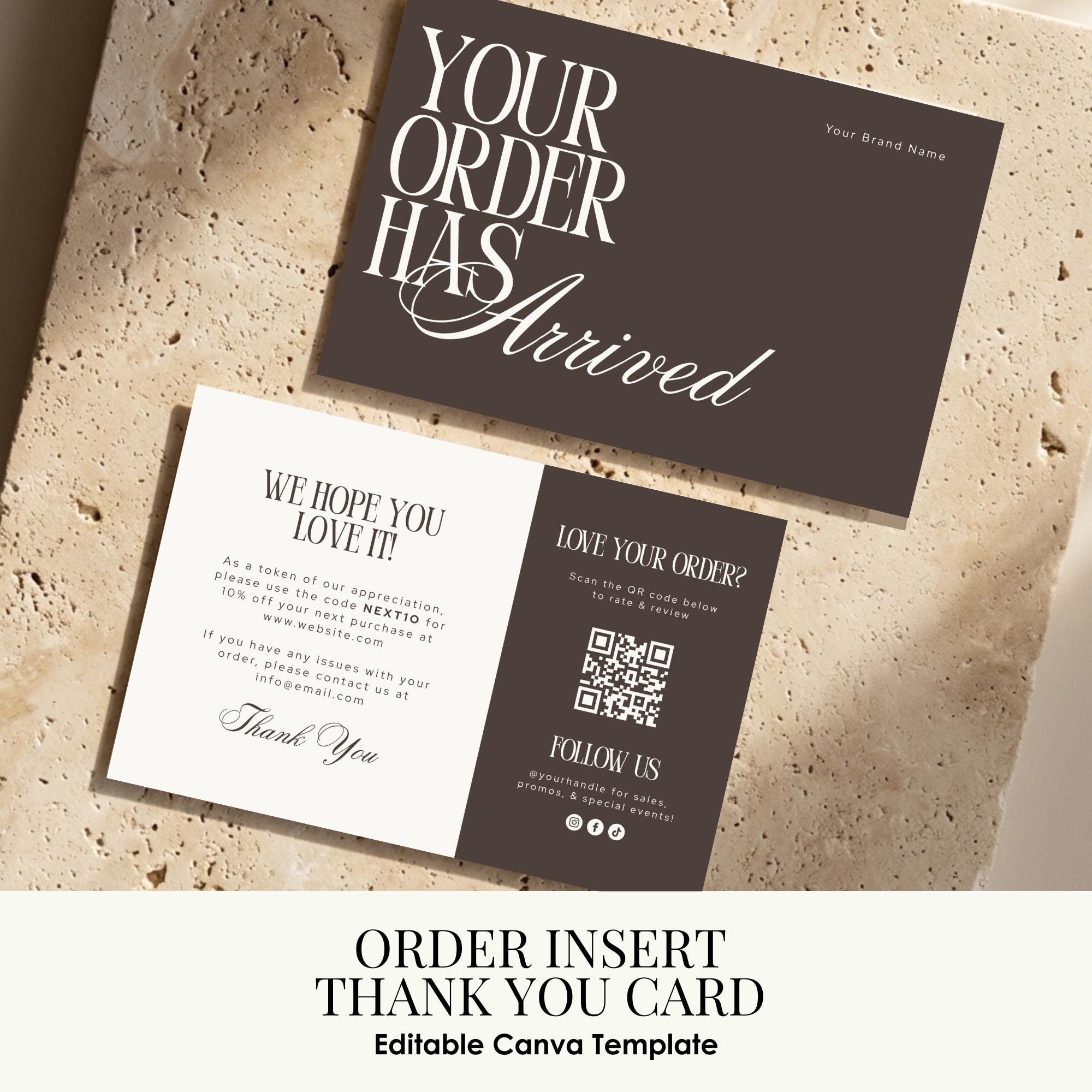 Thank you for your purchase cards - Etsy 日本