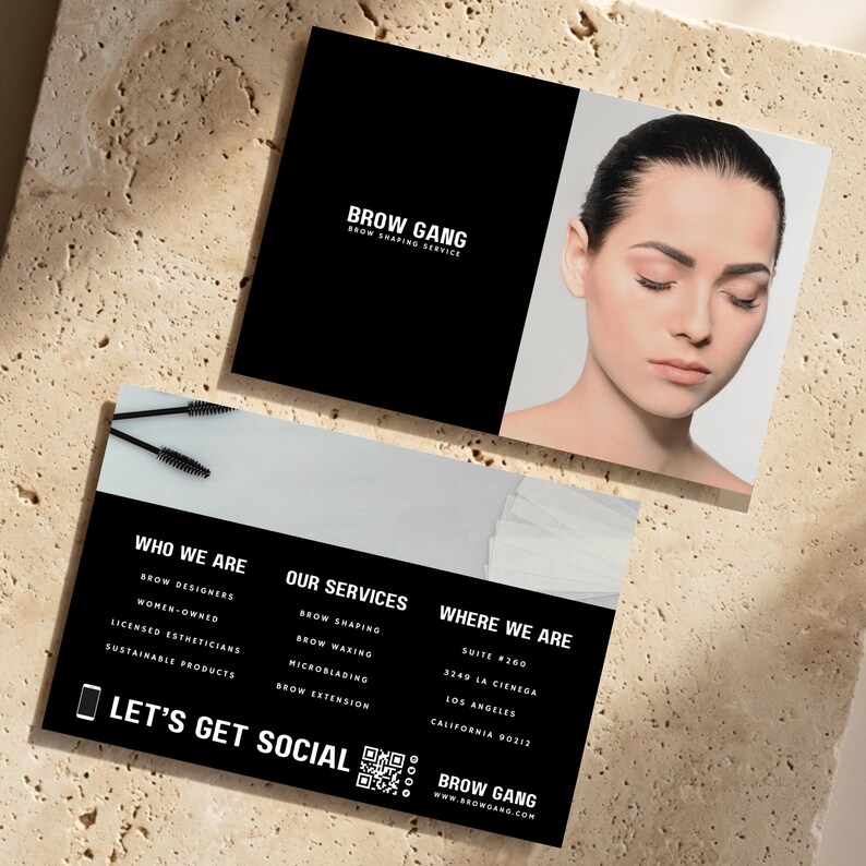 Brow Artist Business Flyer Template | Printable Beauty Business Flyers ...