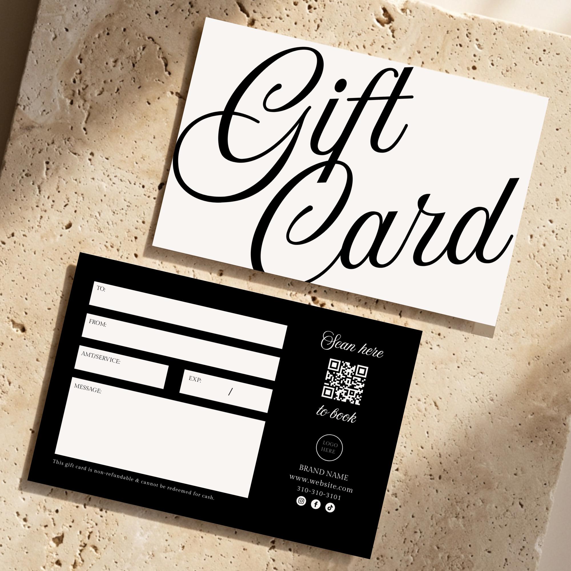 Small Business Gift Certificate Template | Printable Gift Cards ...