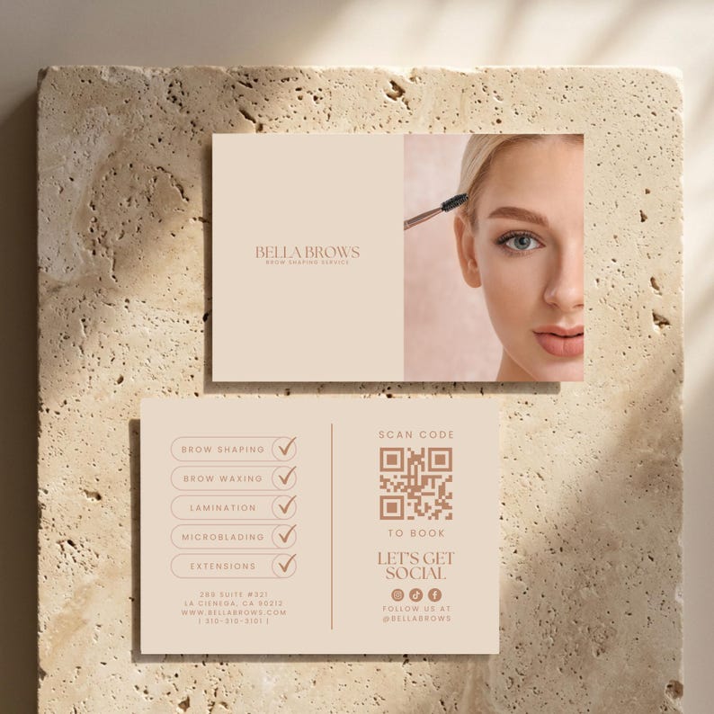 Brow Artist Business Flyer Template | Printable Beauty Business Flyers ...