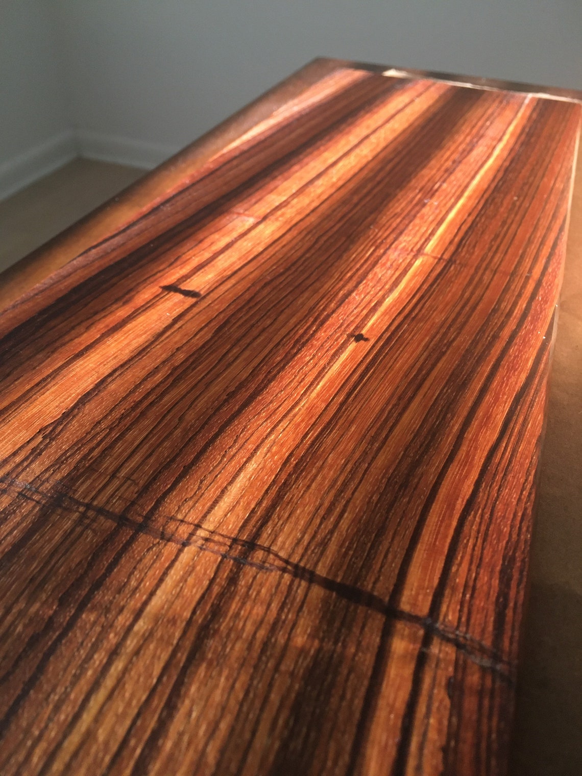 Exotic West African Zebra Wood Charcuterie board or Serving Etsy