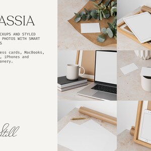 Cassia Mockup Bundle | Mockups for Designers, Styled Stock Photos, Photo Mockups, Laptop Mockups, Stationery Mockups, Business Card Mockups