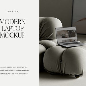 Modern MacBook Mockup, Macbook Pro Mockup, Aesthetic Laptop Mockup, Mockups for Designers, Styled Stock Photos, Website Mockup, PSD