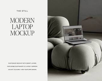 Modernes MacBook Mockup, Macbook Pro Mockup, Ästhetisches Laptop Mockup, Mockups für Designer, gestaltete Fotos, Website Mockup, PSD