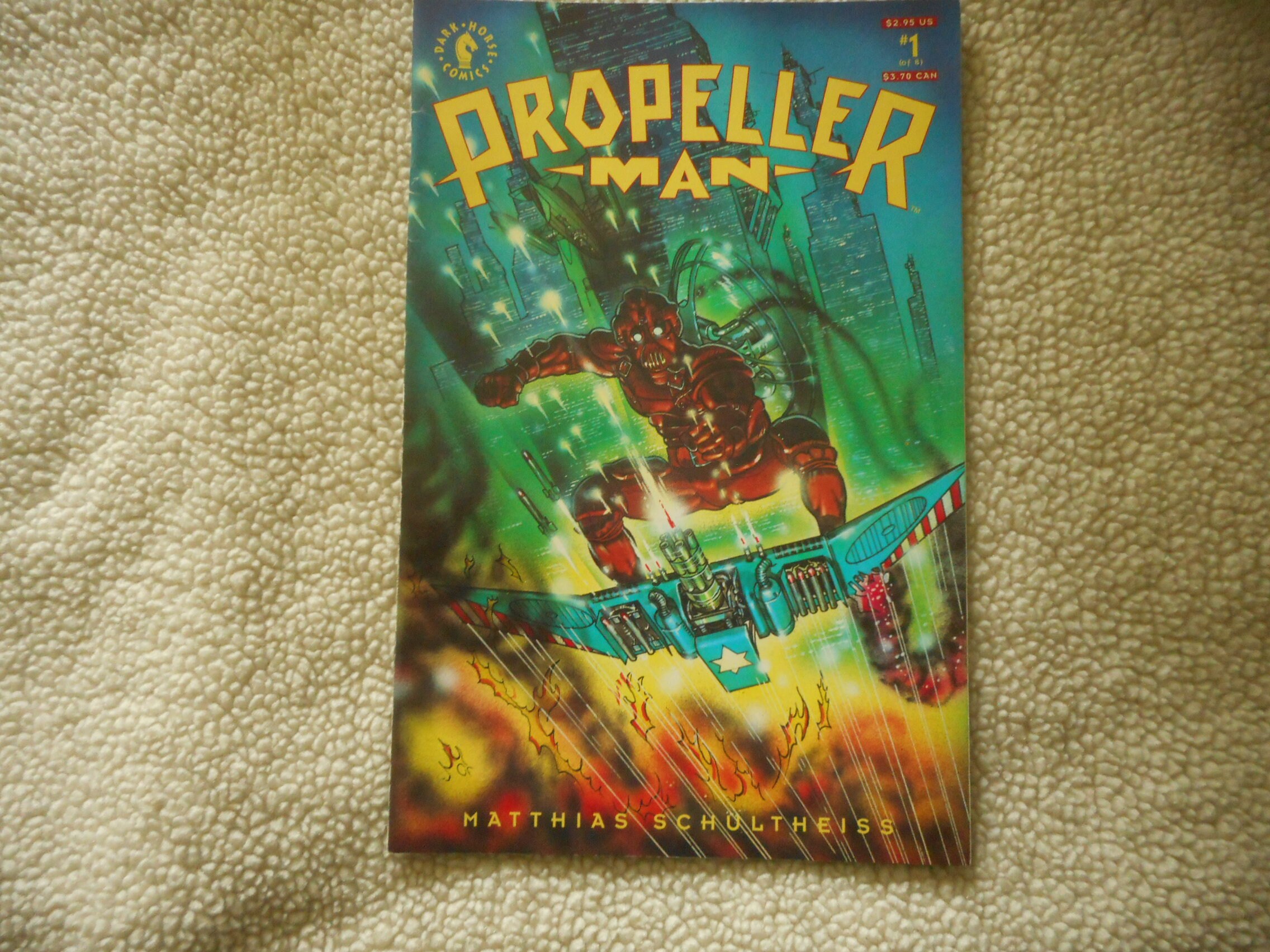 Propeller Man Comic Book Issue 1 Dark Horse Comics 1993 Etsy