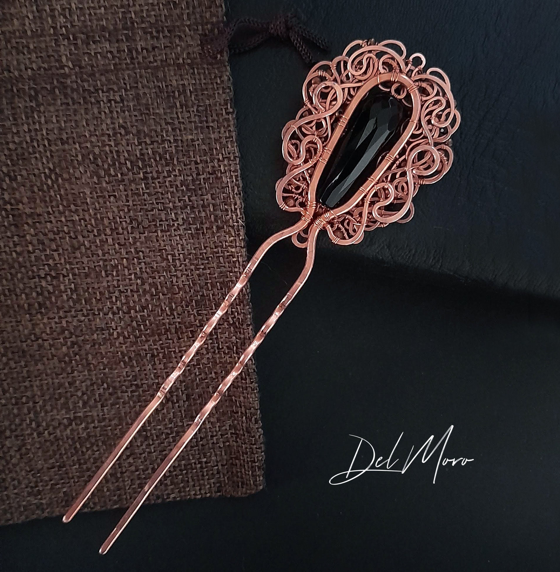 Hair pin hair fork Hair accessories Metal hair fork Bun Etsy