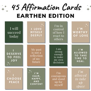 Daily Affirmation Cards | Positive Affirmation Cards | Printable Affirmation Cards