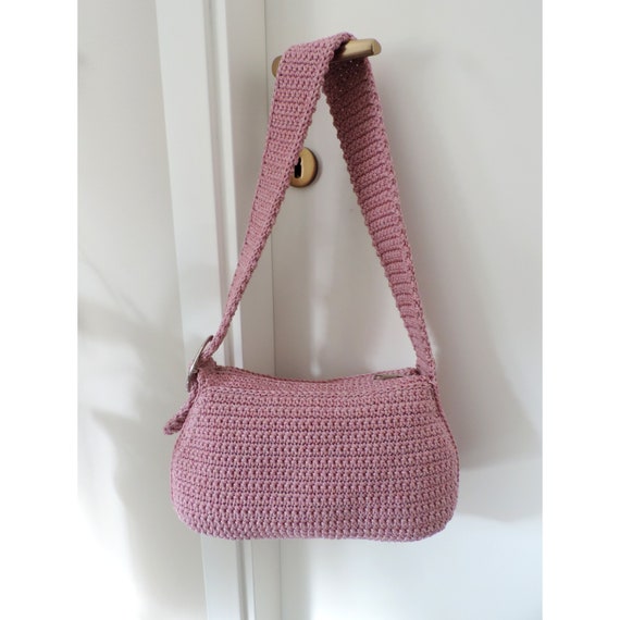 Pink baguette bag sale