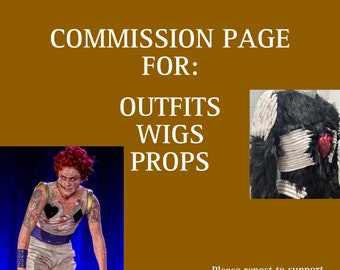 Cosplay Wig, Prop, Outfit Commission