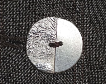 Sterling Silber Knöpfe Unisex Handgemacht