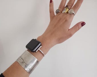 Armreif / Uhrenarmband für Apple Watch / Sterling Silber Uhrenarmband