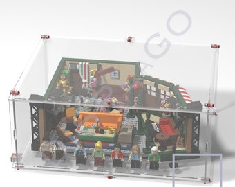 Display Case for LEGO®IDEAS #21319 Friends 25th Anniversary Central Perk. Show case. Display case for LEGO®. Display case.