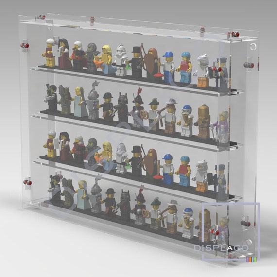 Vitrine de figurines LEGO® 48/60/100. Vitrine. Mural. Vitrine pour