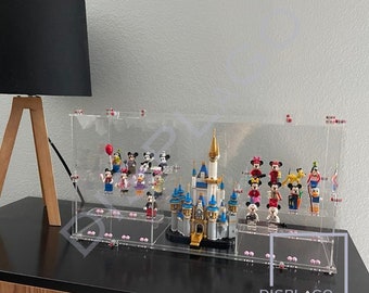 32 LEGO® minifigures display case for #40478 Mini Disney Castle. Display case for LEGO®. Show case. Display case.