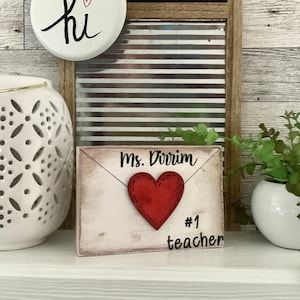 Personalice el sobre de la carta de amor, la bandeja de nivel de San Valentín, la decoración del Día de San Valentín, el signo de Mini San Valentín, la decoración de la bandeja de niveles, el dosel de la vida