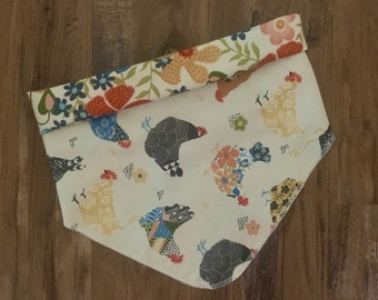 Bandana motif poulet pour animal de compagnie, Bandana floral pour animal de compagnie, Bandanas pour chien, Bandana réversible, Vêtements pour chien, Vêtements pour animal de compagnie, Life's Canopy