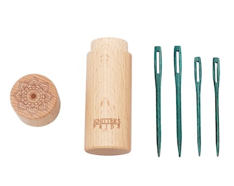 Wooden needles KNITTER'S PRIDE Mindful - Teal - 4 mcx