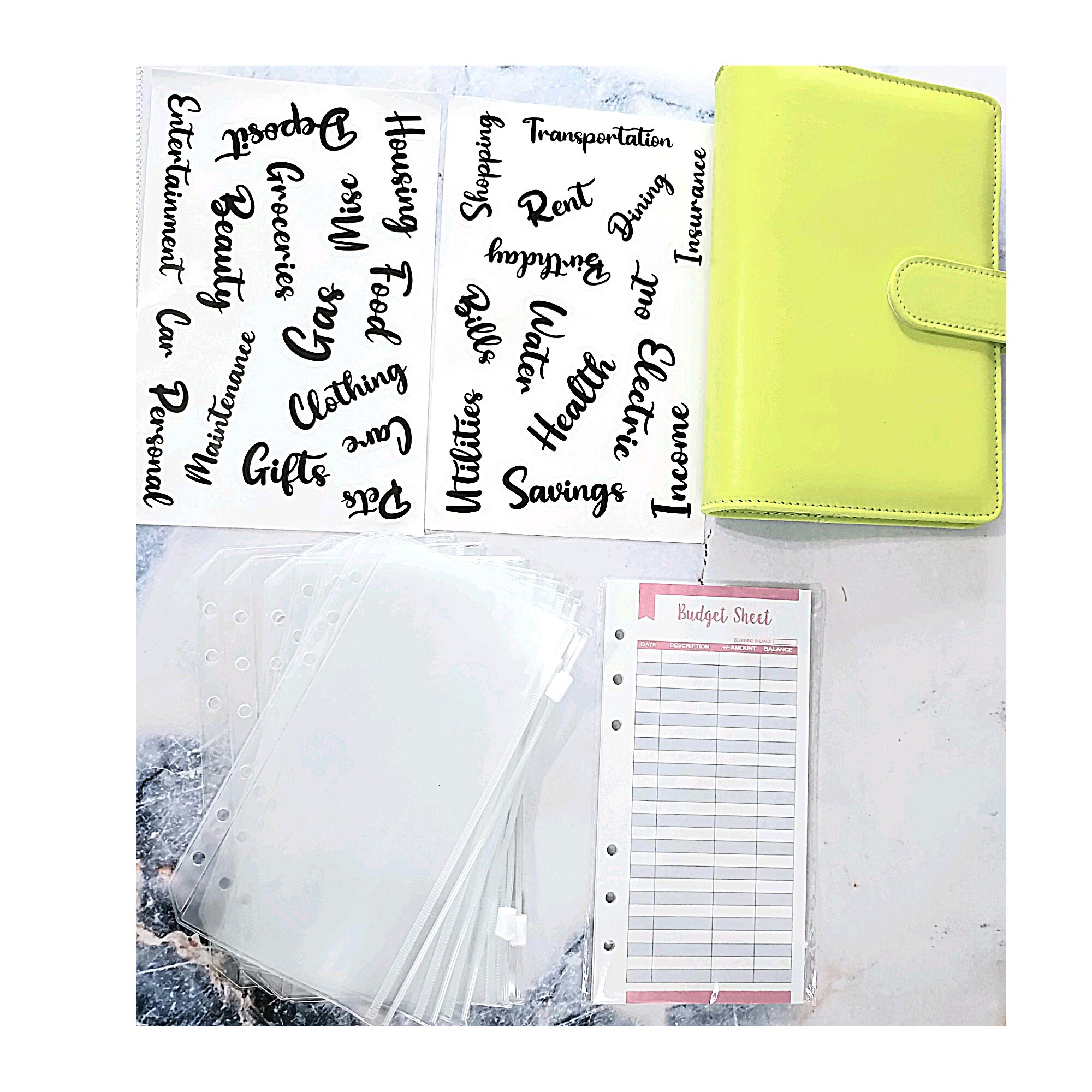 Budget Binder Starter Kit - Etsy