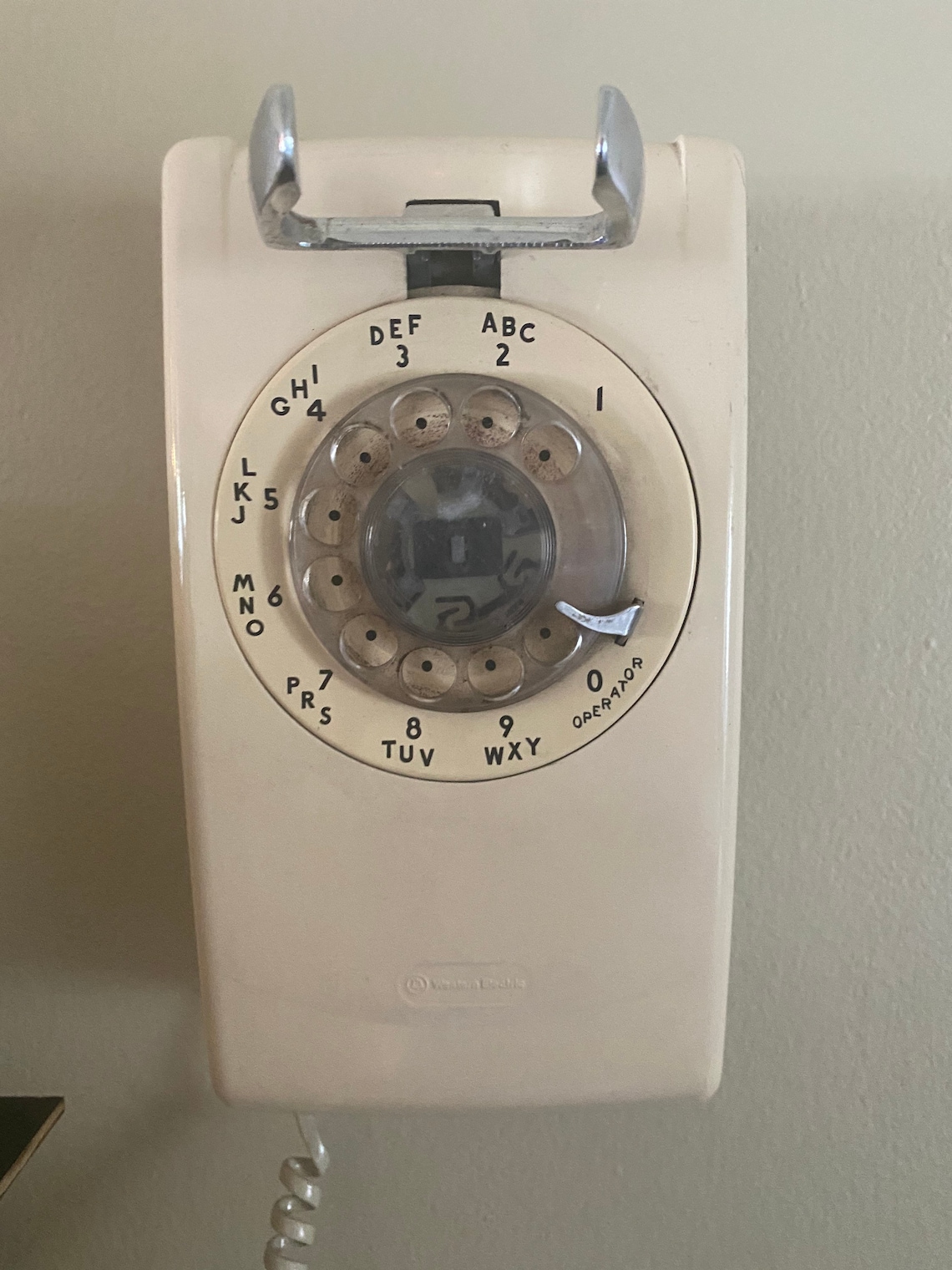 Rotary wall mount phone Etsy