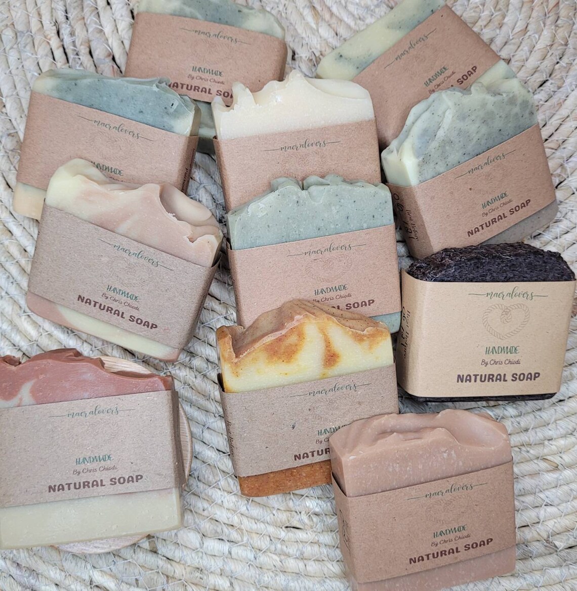Set of 10 Natural Soap Etsy