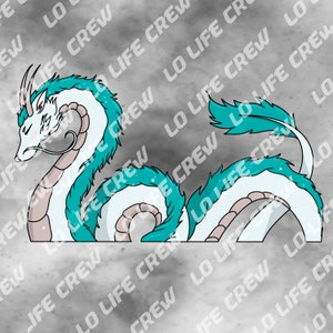 River Spirit Dragon Sticker