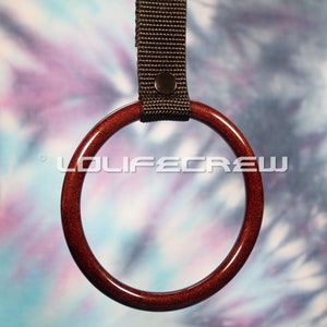 Dark Red Mica Circle Tsurikawa