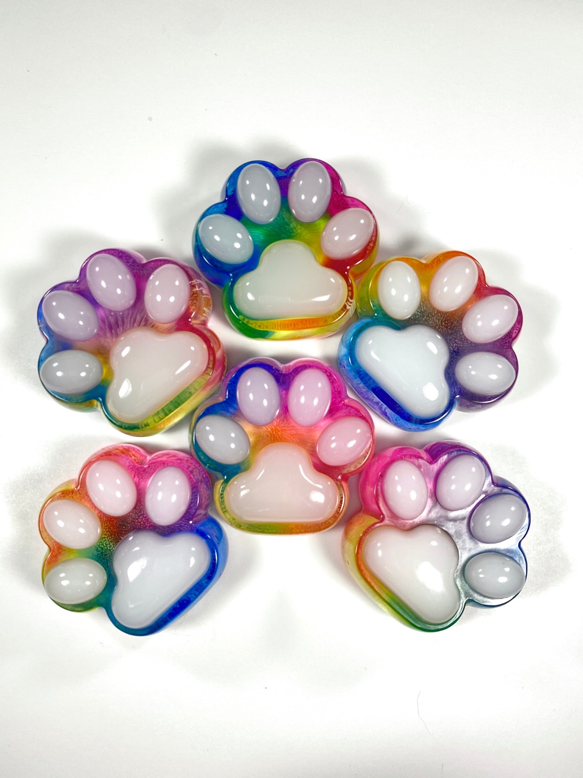Rainbow Paws Etsy