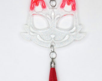 Glow Fox Rearview Mirror Charm