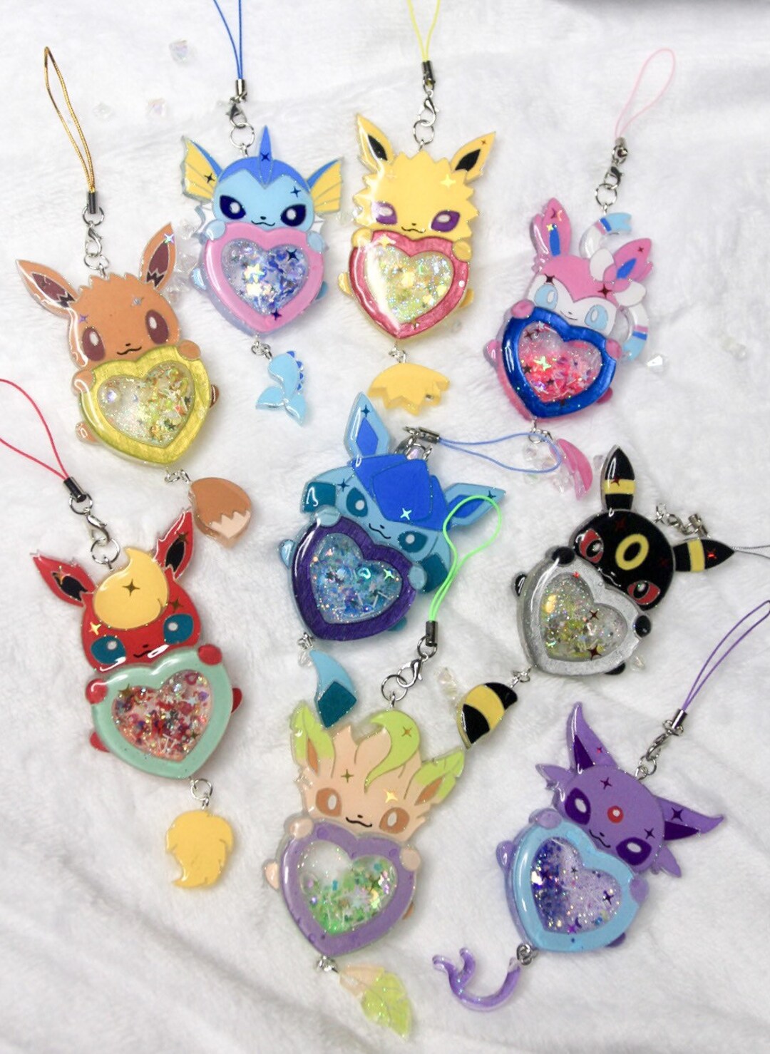 Pokemon Eevee Evolutions Figure Keychain 9 Pieces Set (In-stock) – Gacha  Hobbies